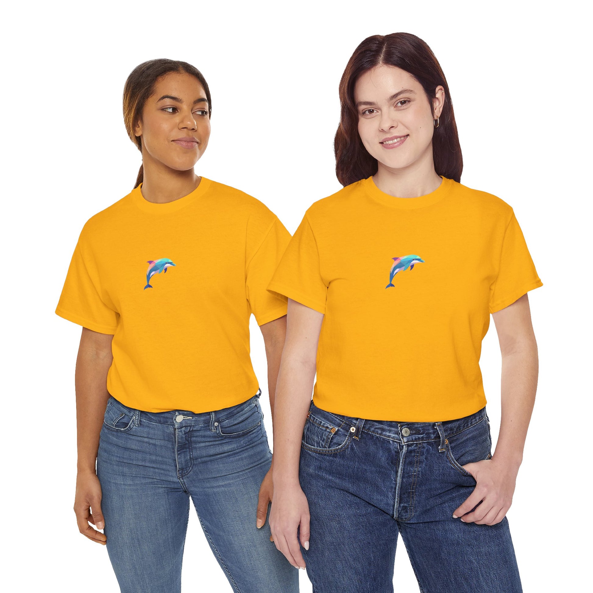 Dolphin Graphic Men-Women  100% Cotton T-Shirt
