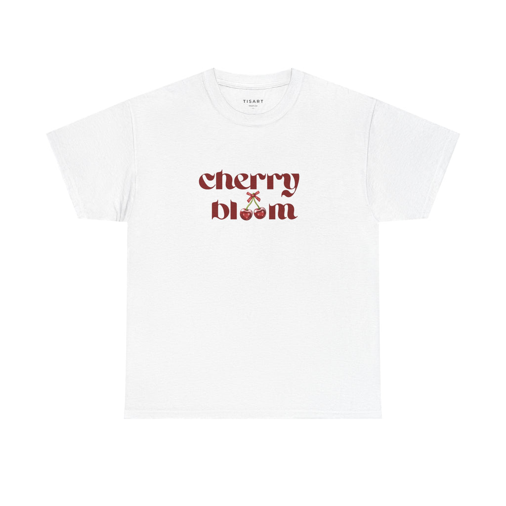 Cherry Bloom T-Shirt - Women T-Shirt - 100% Cotton