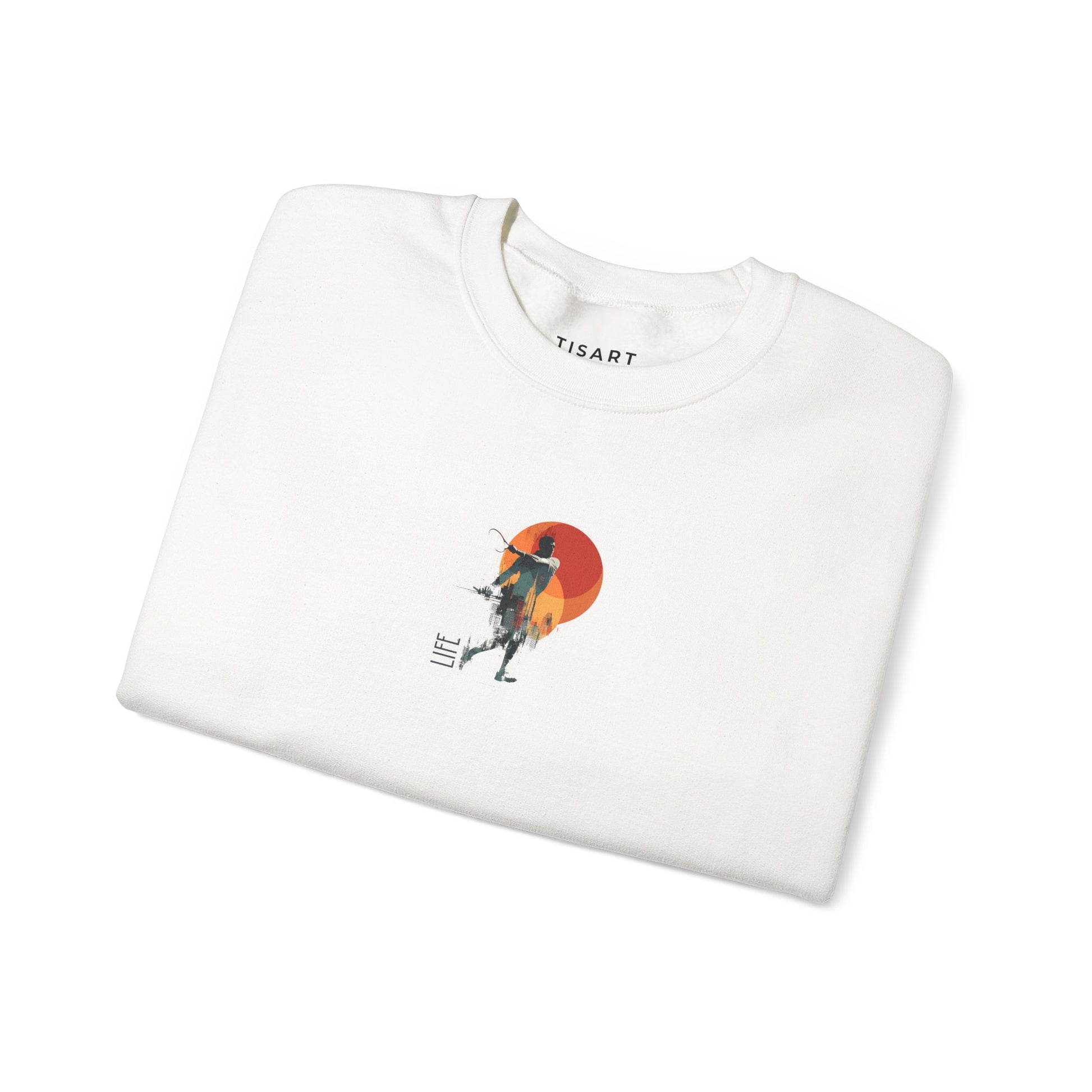 Tennis Graphic Sweatshirt, Premium Unisex Heavy Blend Crewneck