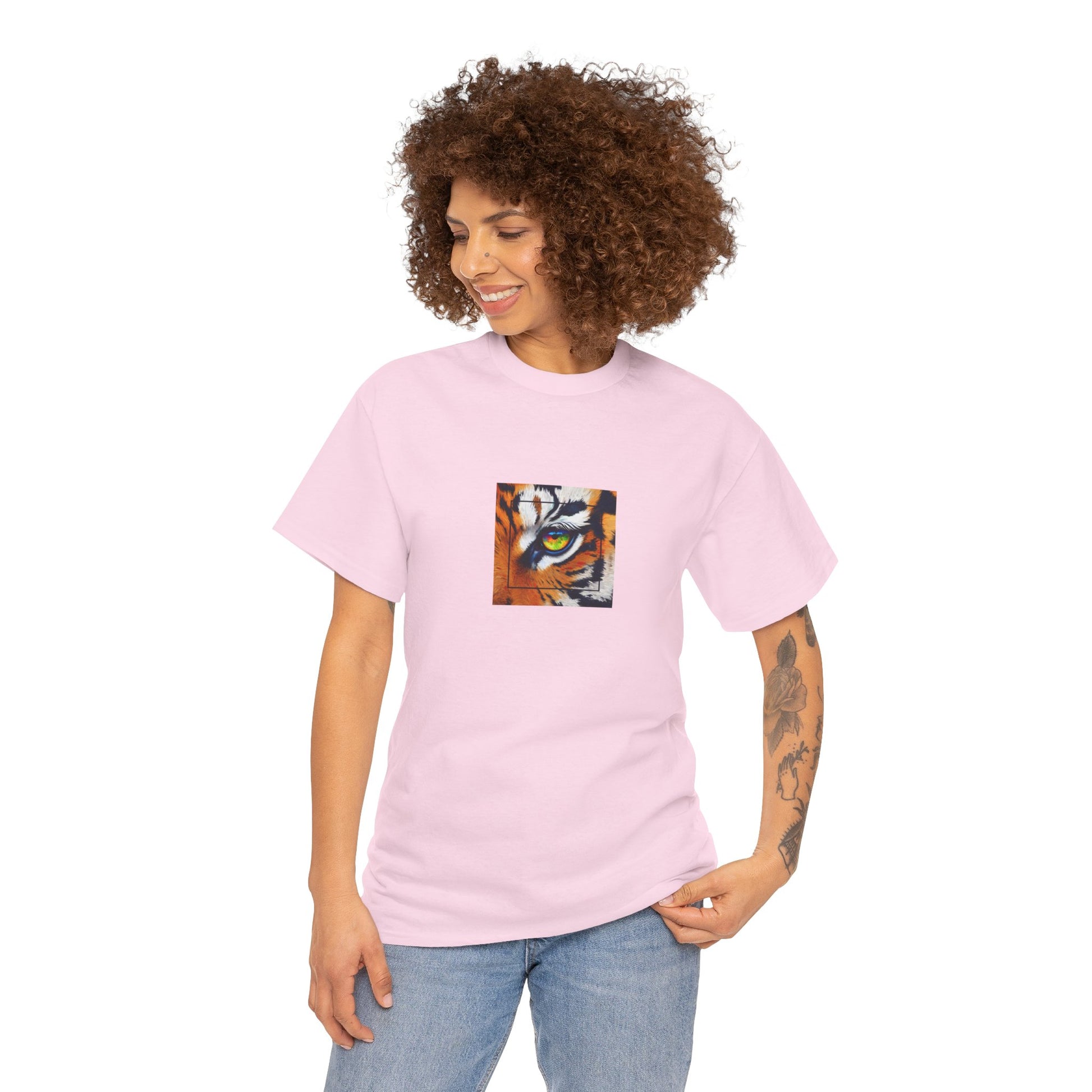 Leopard Graphic T-Shirt Men-Women T-Shirt %100 Cotton