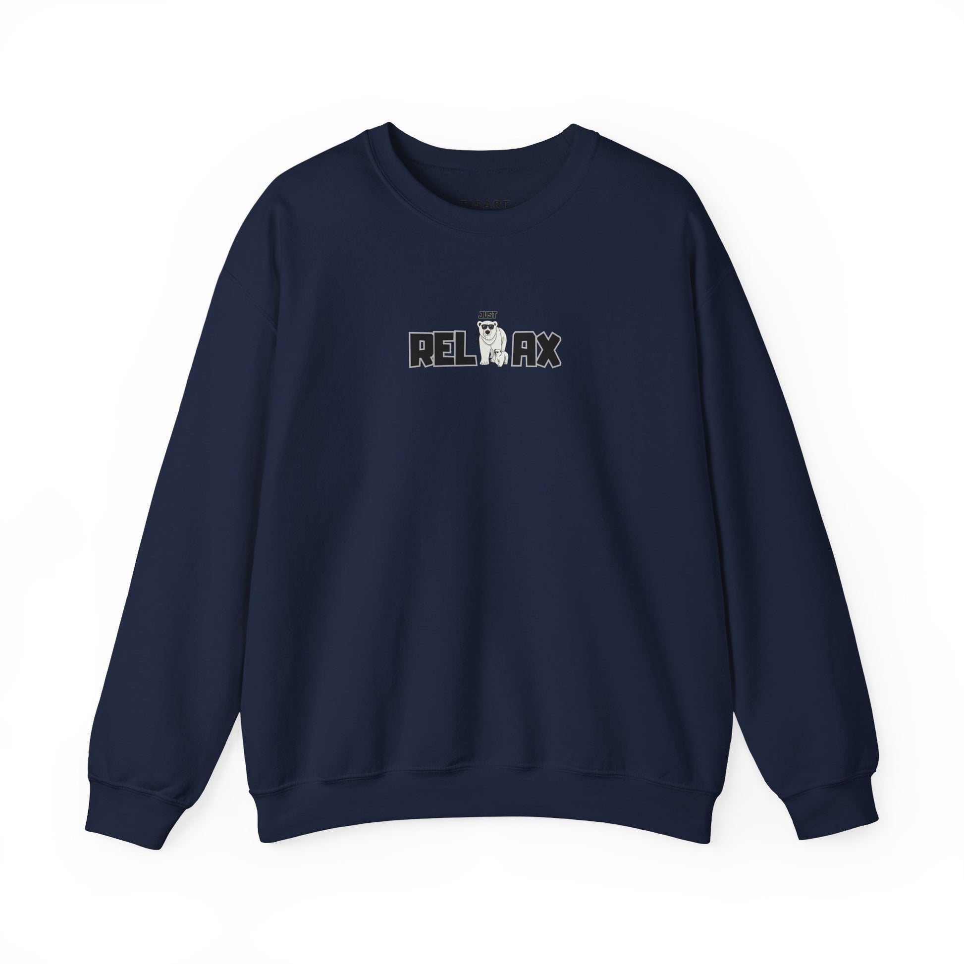 Just Relax Graphic Sweatshirt,Premium Unisex Heavy Blend Crewneck