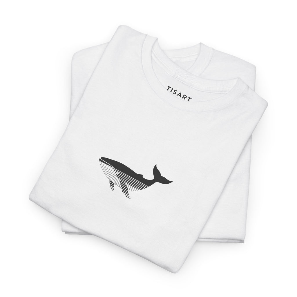 Whale Graphic Men-Women 100% Cotton T-Shirt