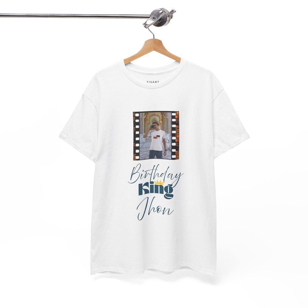 Happy Birthday King T-Shirt - Men T-Shirt - 100% Cotton