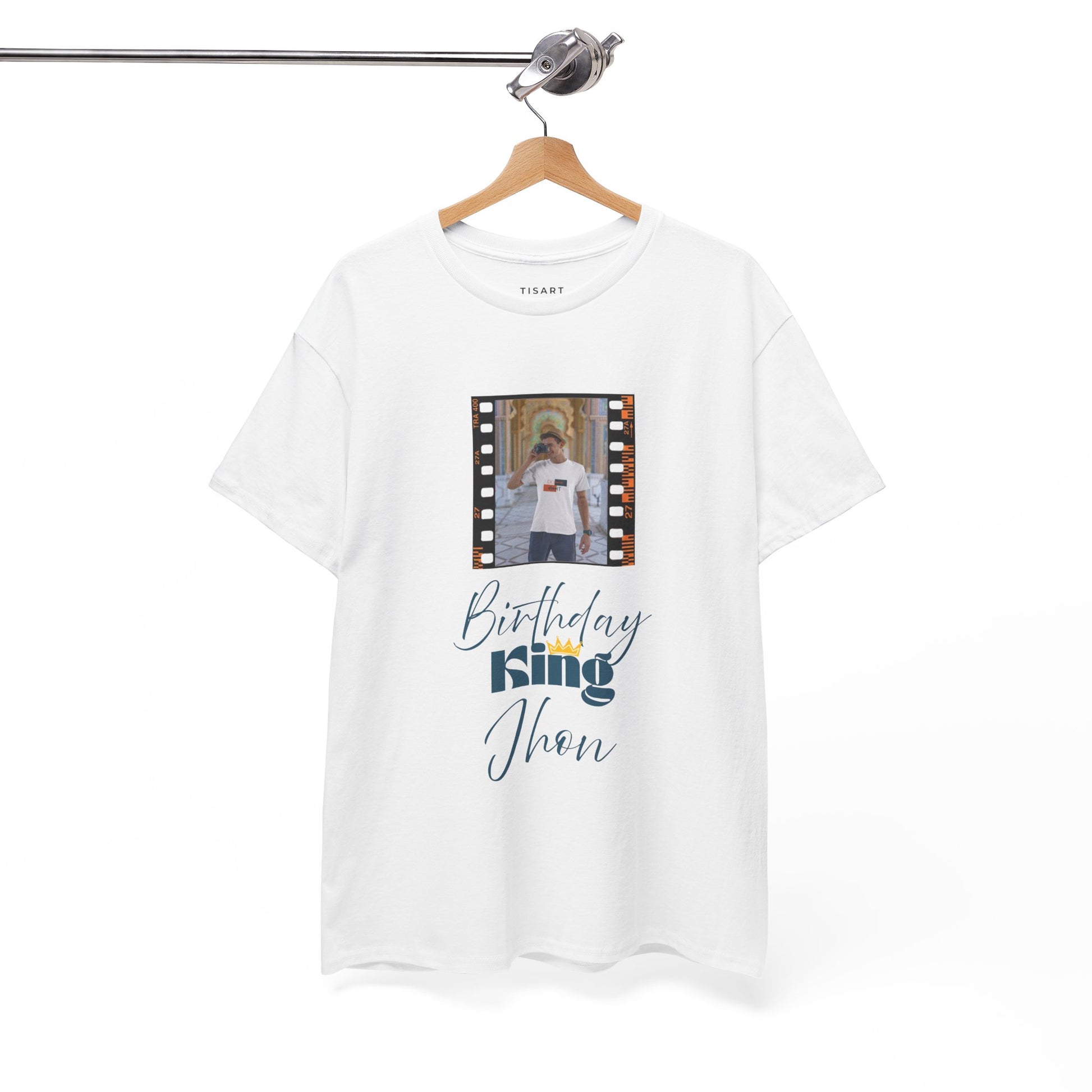 Happy Birthday King T-Shirt - Men T-Shirt - 100% Cotton