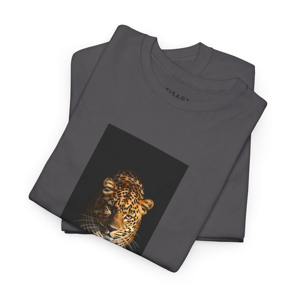 Leopard Graphic Men-Women 100% Cotton T-Shirt