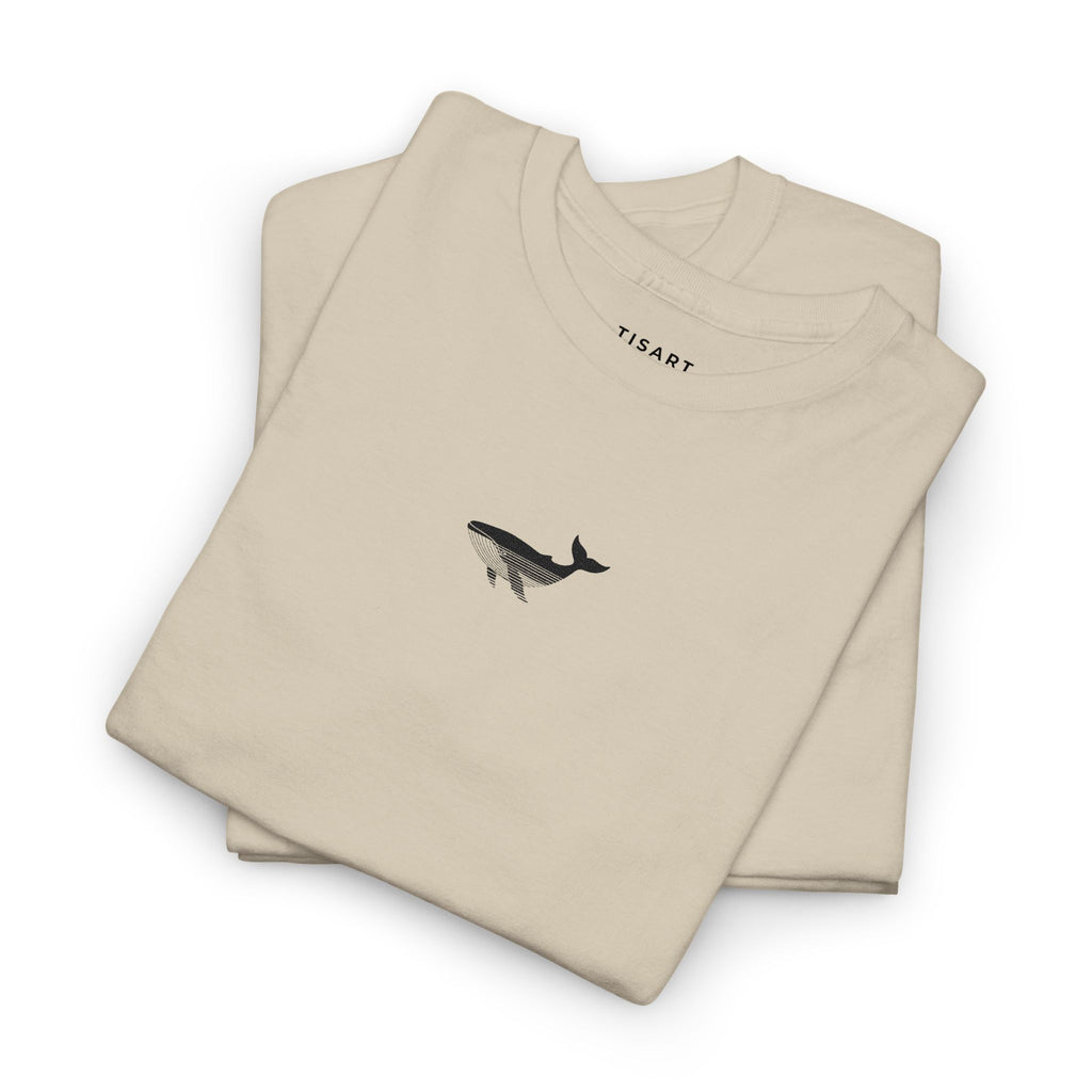 Whale Men-Women  100% Cotton T-Shirt