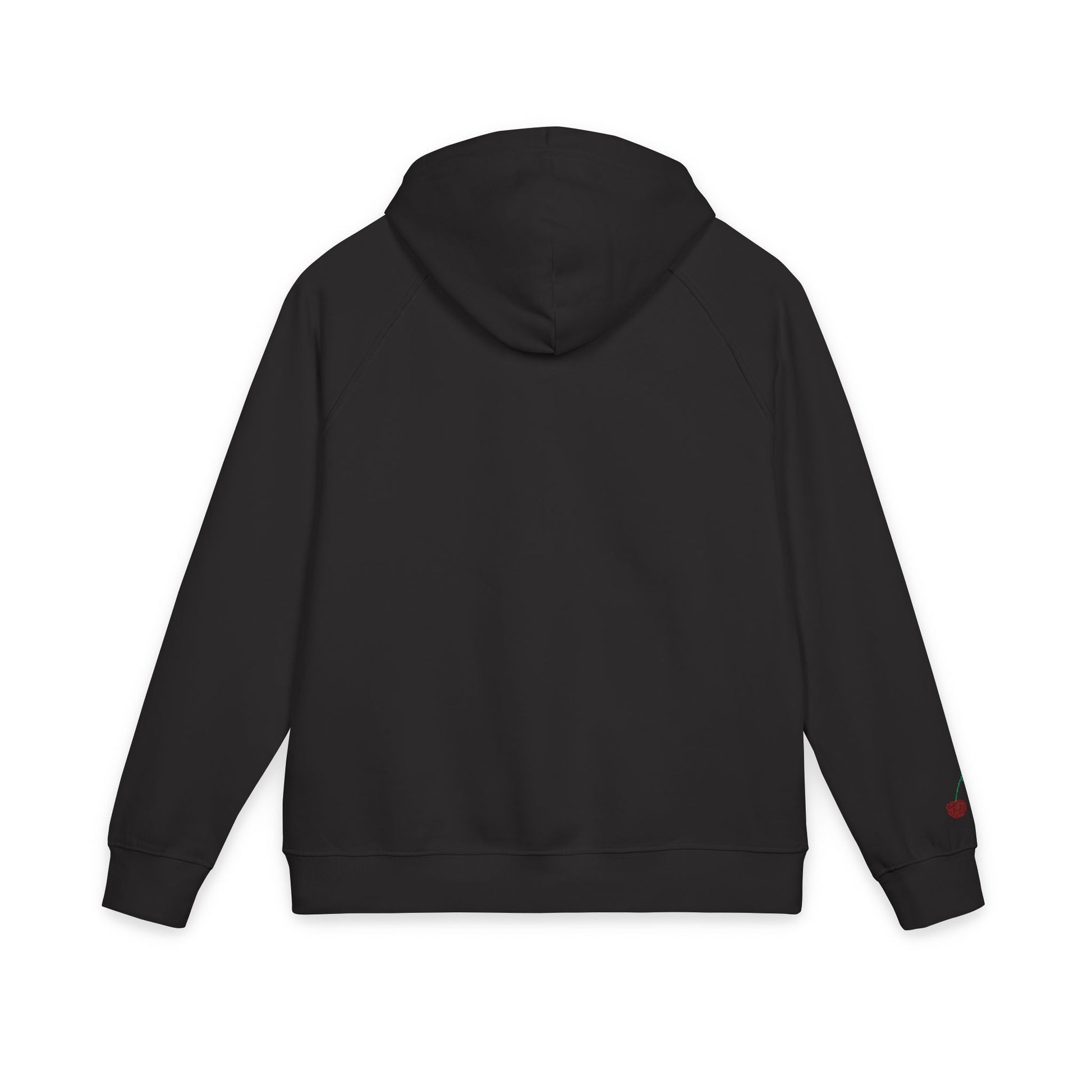 Organic Hoodie - Cozy and Sustainable Unisex Raglan Hoodie with Embroidery Details