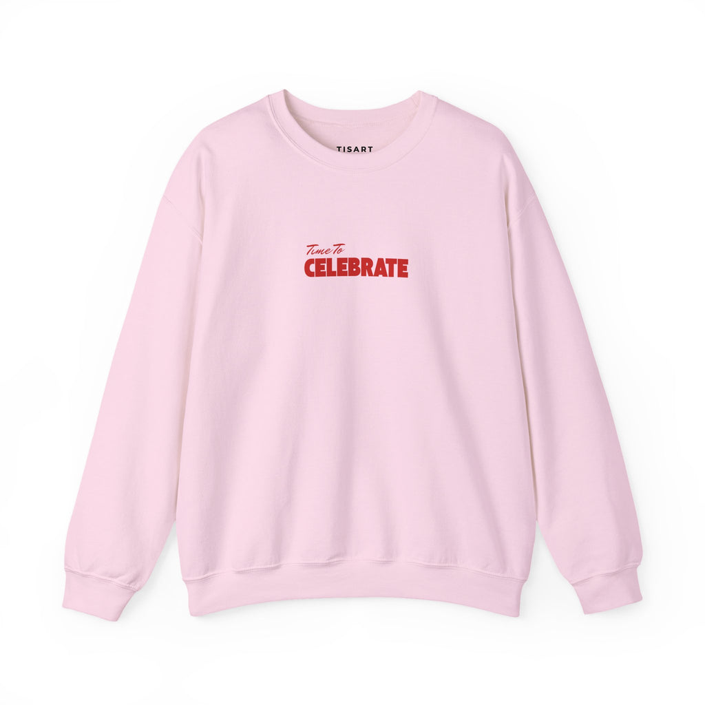 Time to Celebrate Graphic Sweatshirt,Premium Unisex Heavy Blend Pullover