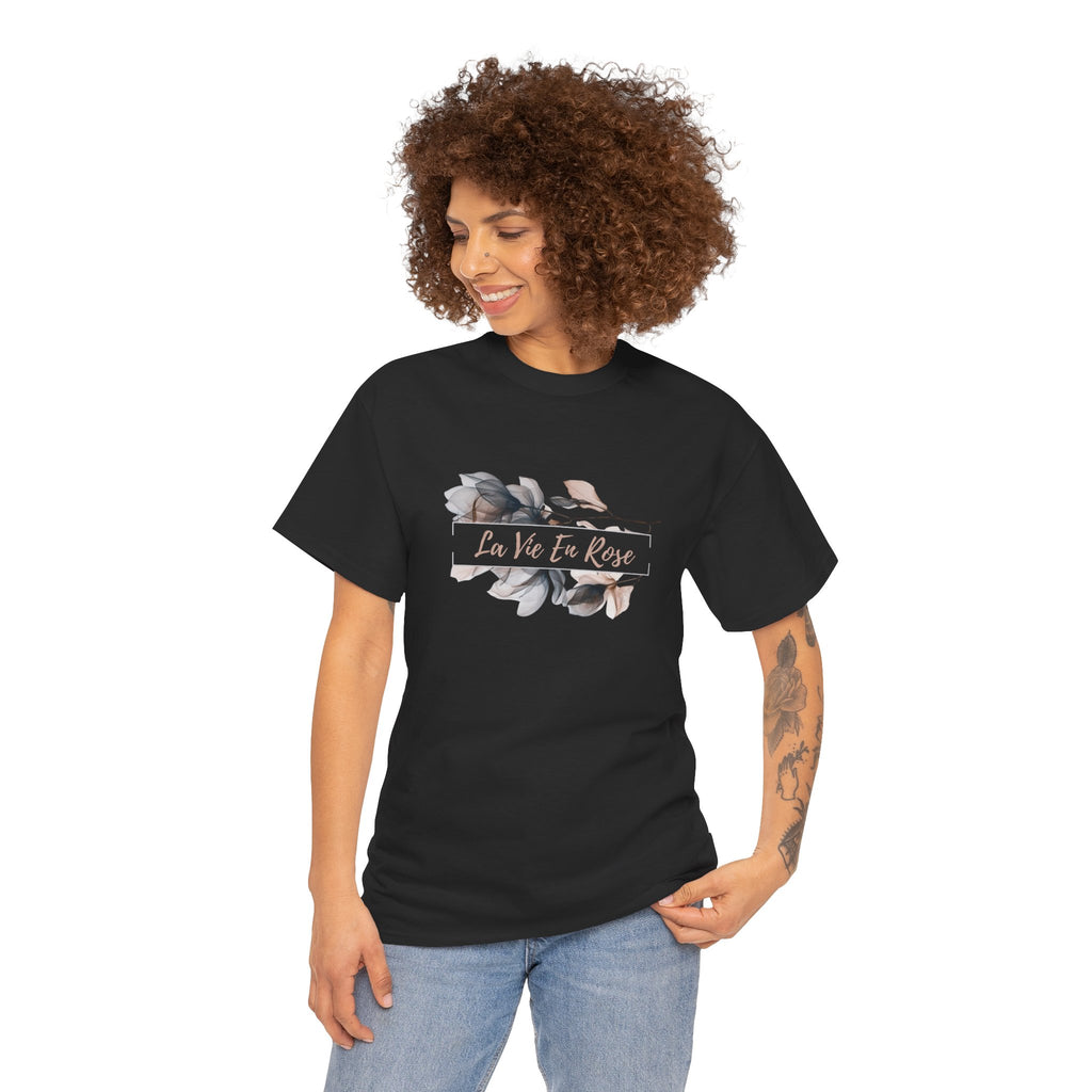 La Vie En Rose T-Shirt - Women T-Shirt - 100% Cotton