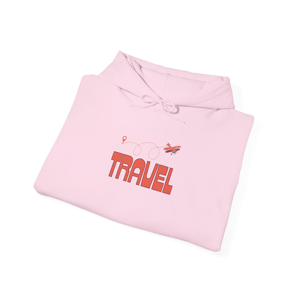 Travel Graphic Hoodie,Premium Unisex Heavy Blend Pullover