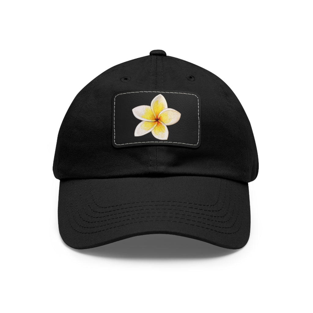 Flower Graphic Chino Twill Women Hat - Casual Hat with Vintage Buckle