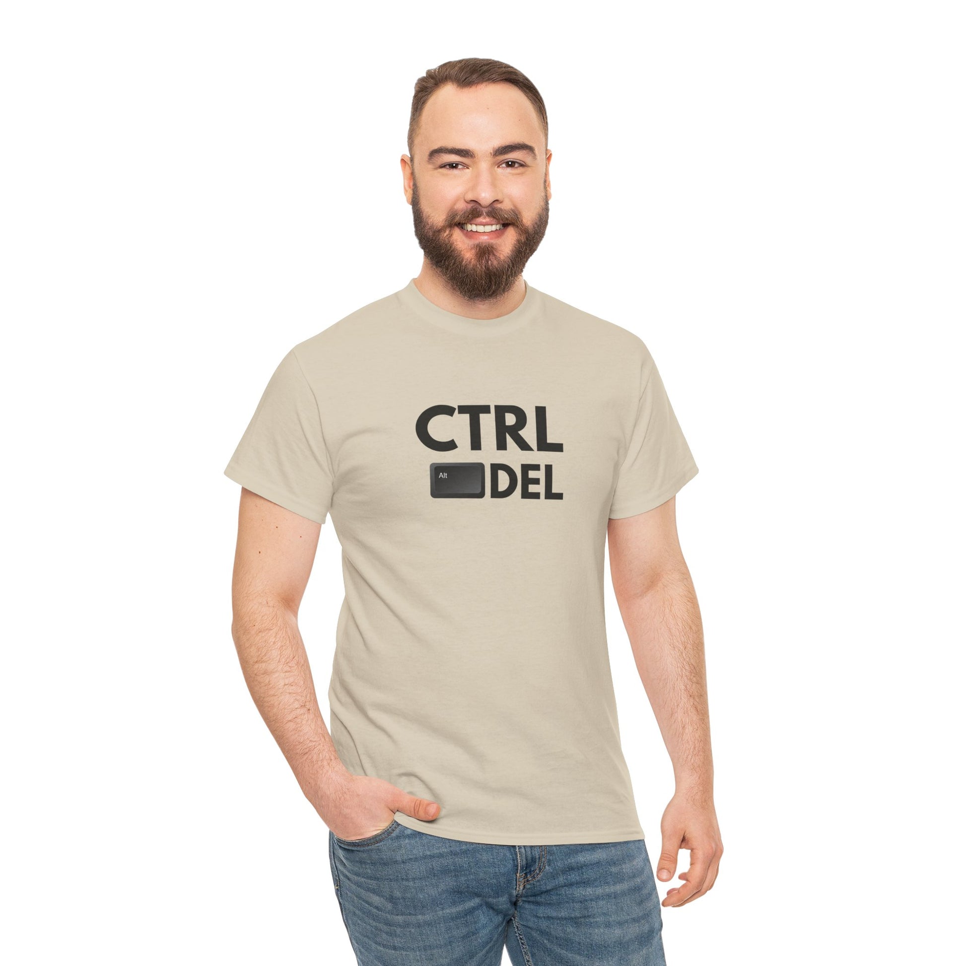 Ctrl Alt Del T-Shirt - Men-Women T-Shirt - 100% Cotton