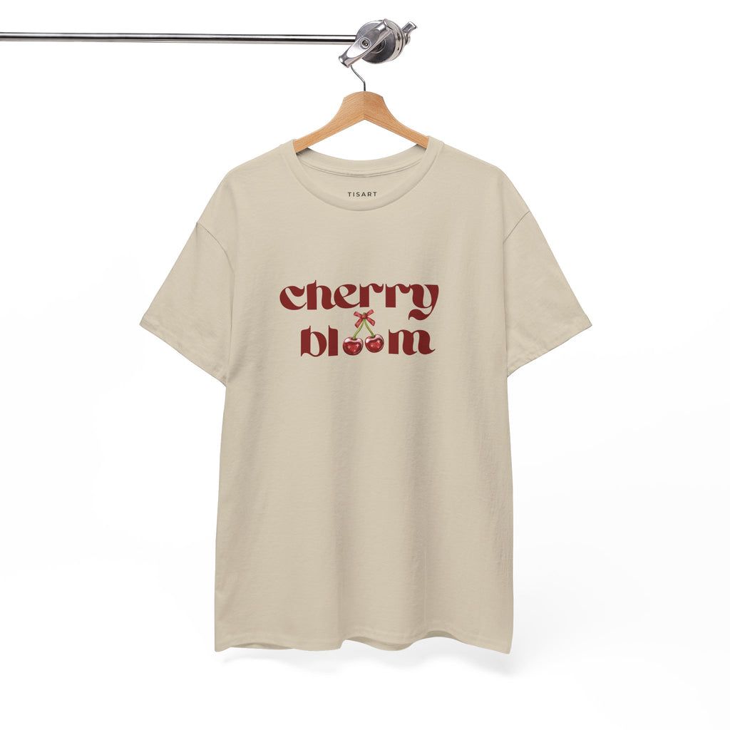 Cherry Bloom T-Shirt - Women T-Shirt - 100% Cotton