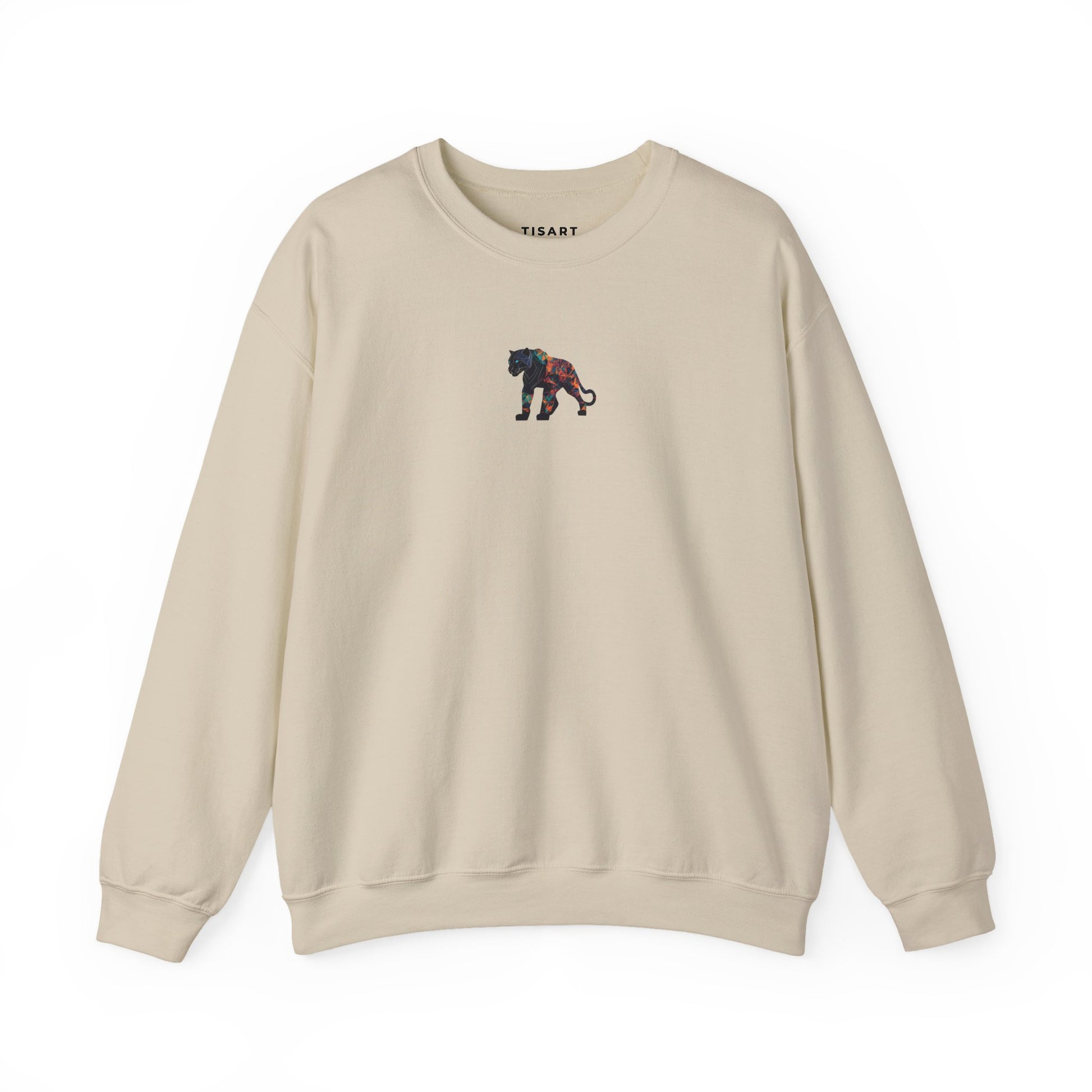 Leopard Geometric Graphic Sweatshirt,Premium Unisex Heavy Blend Crewneck