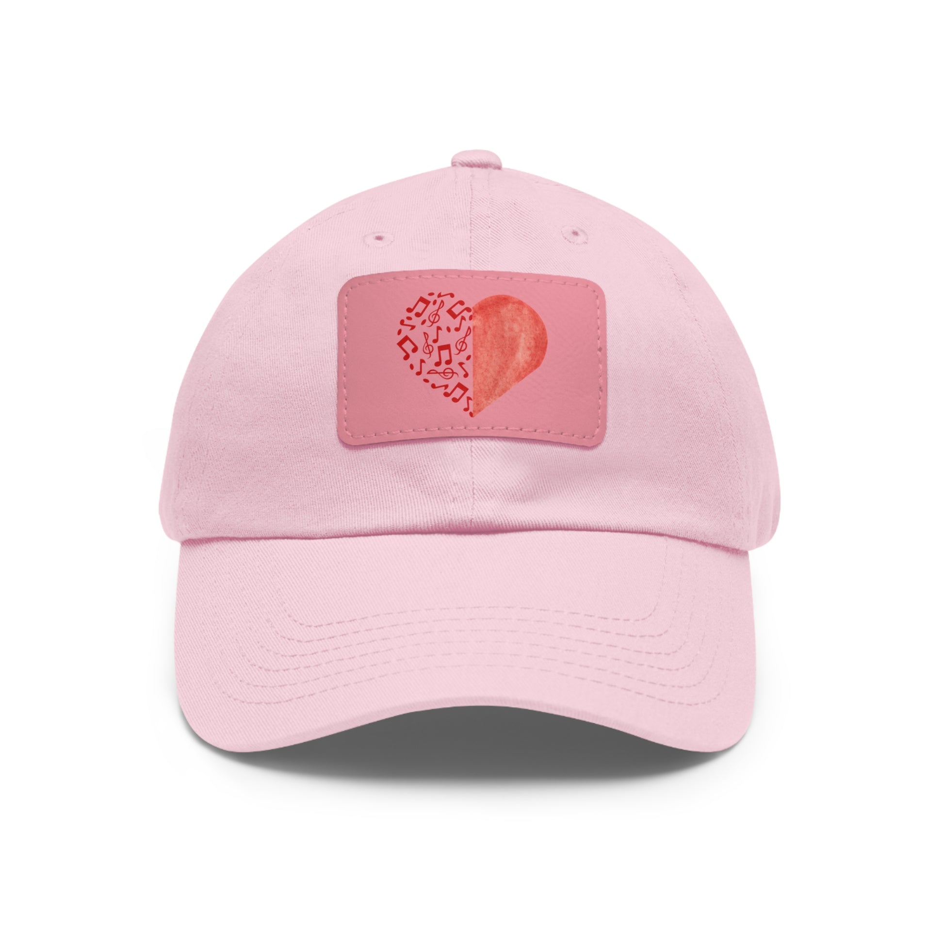 Musical Note Chino Twill Women Hat - Casual Hat with Vintage Buckle