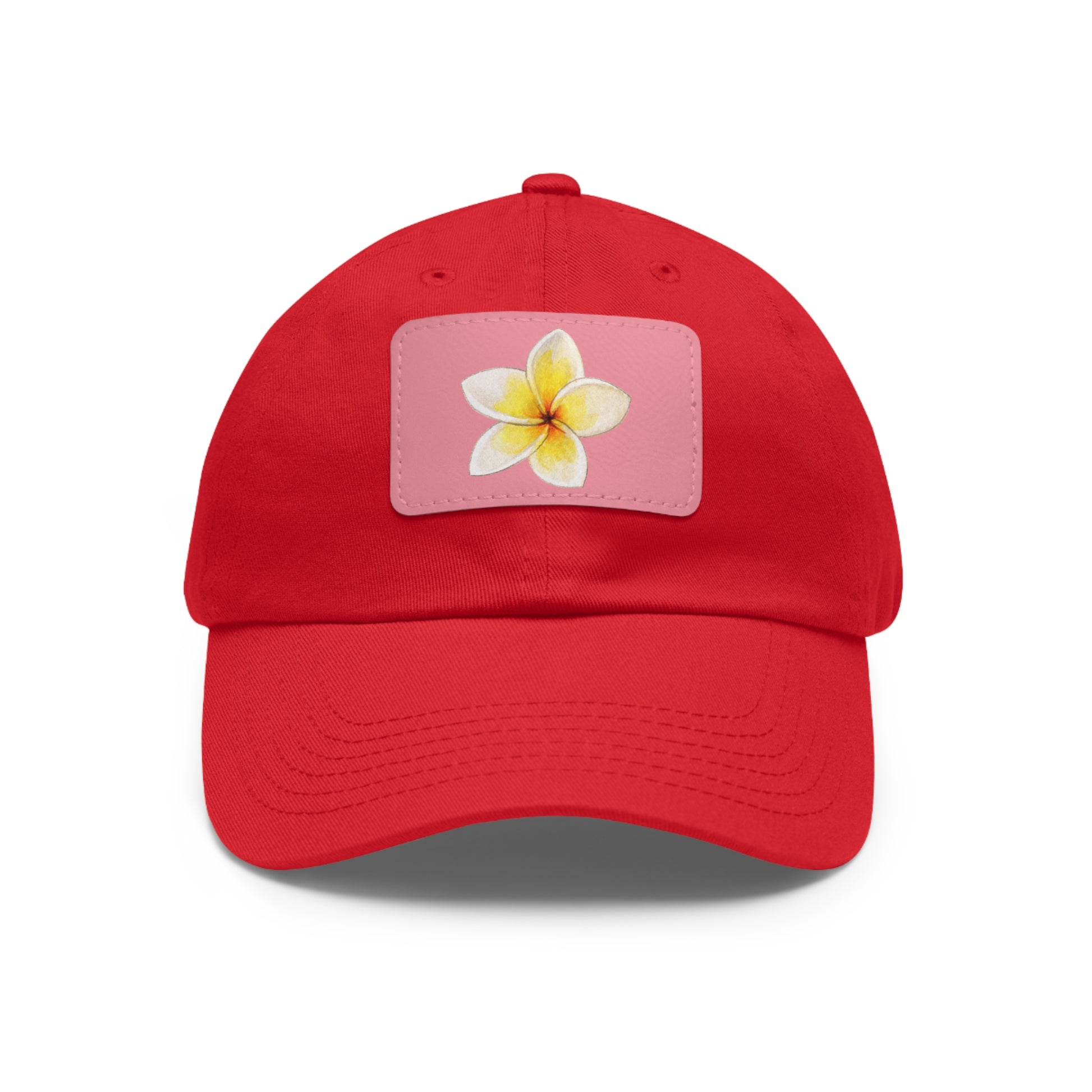 Flower Graphic Chino Twill Women Hat - Casual Hat with Vintage Buckle