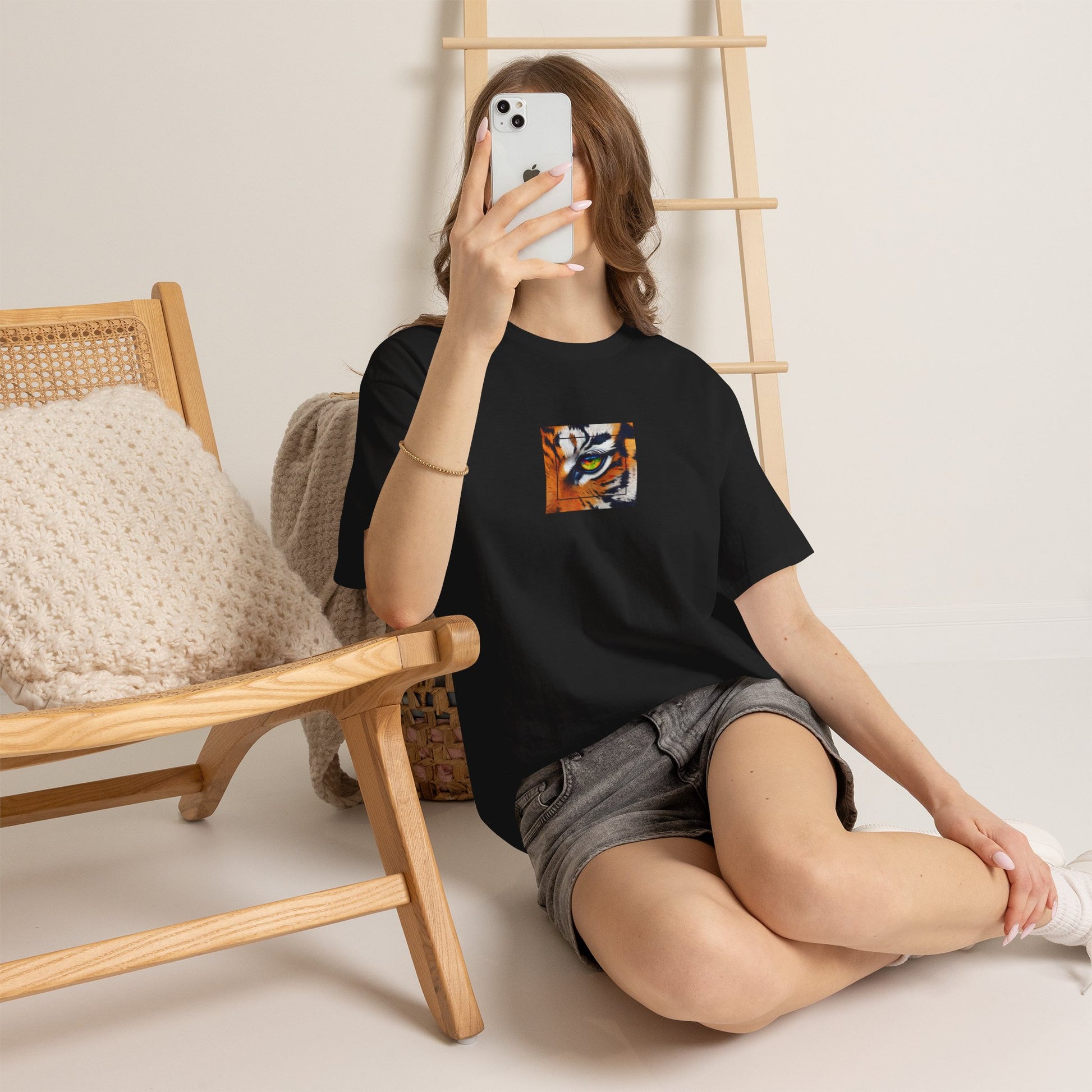 Leopard Graphic T-Shirt Men-Women T-Shirt %100 Cotton