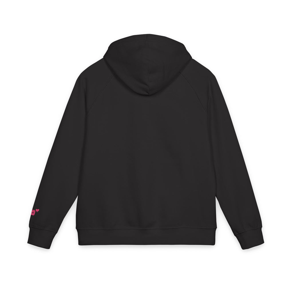 Women Raglan Hoodie with 90's Embroidery Details