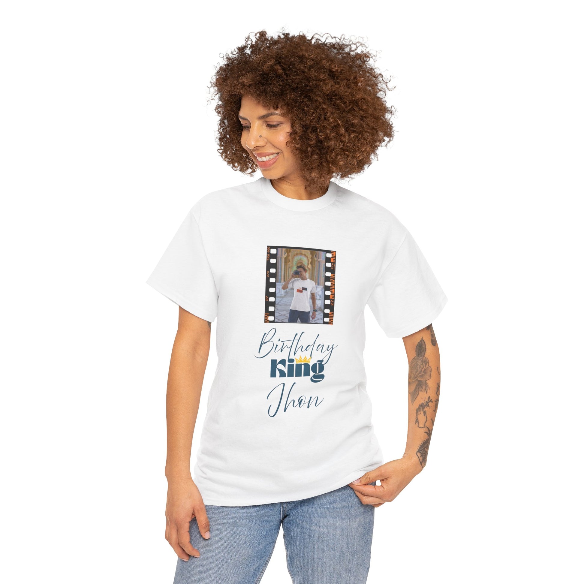 Happy Birthday King T-Shirt - Men T-Shirt - 100% Cotton