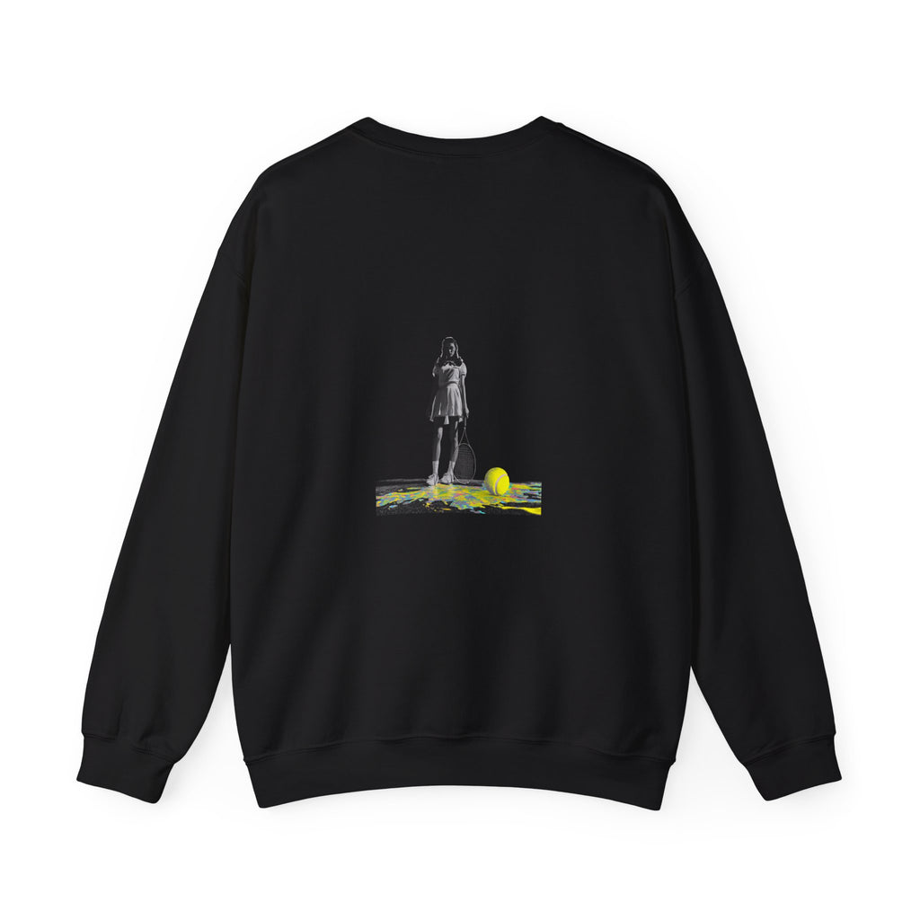 Double-sided Printing Tennis Graphic Sweatshirt
