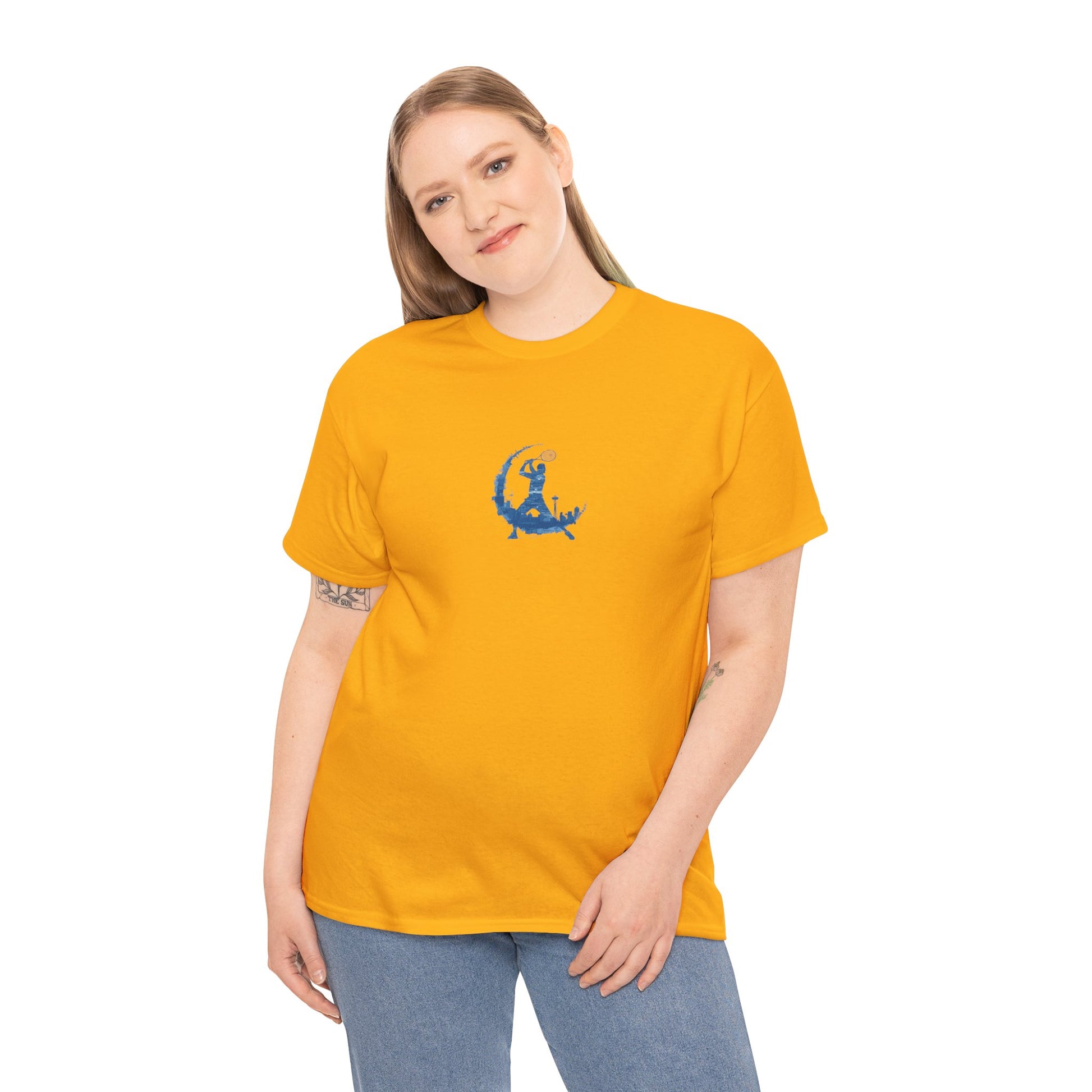 Tennis Graphic T-Shirt Men-Women T-Shirt %100 Cotton