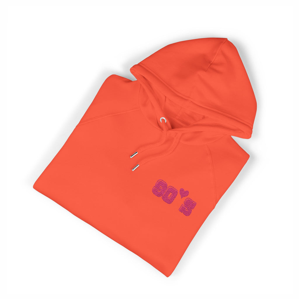 Women Raglan Hoodie with 90's Embroidery Details