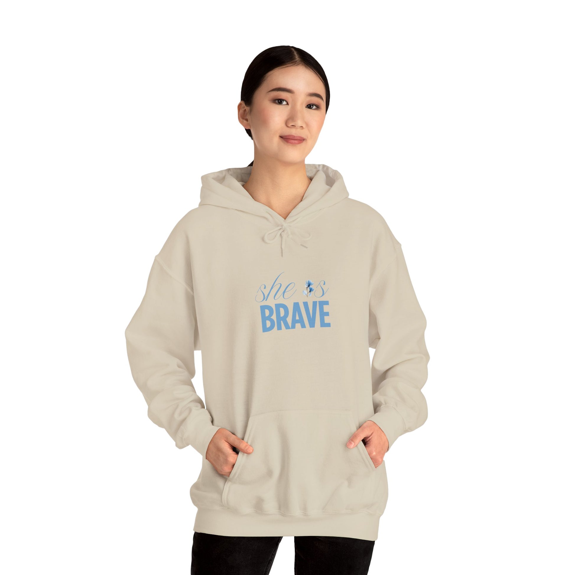 She is Brave Graphic Hoodie