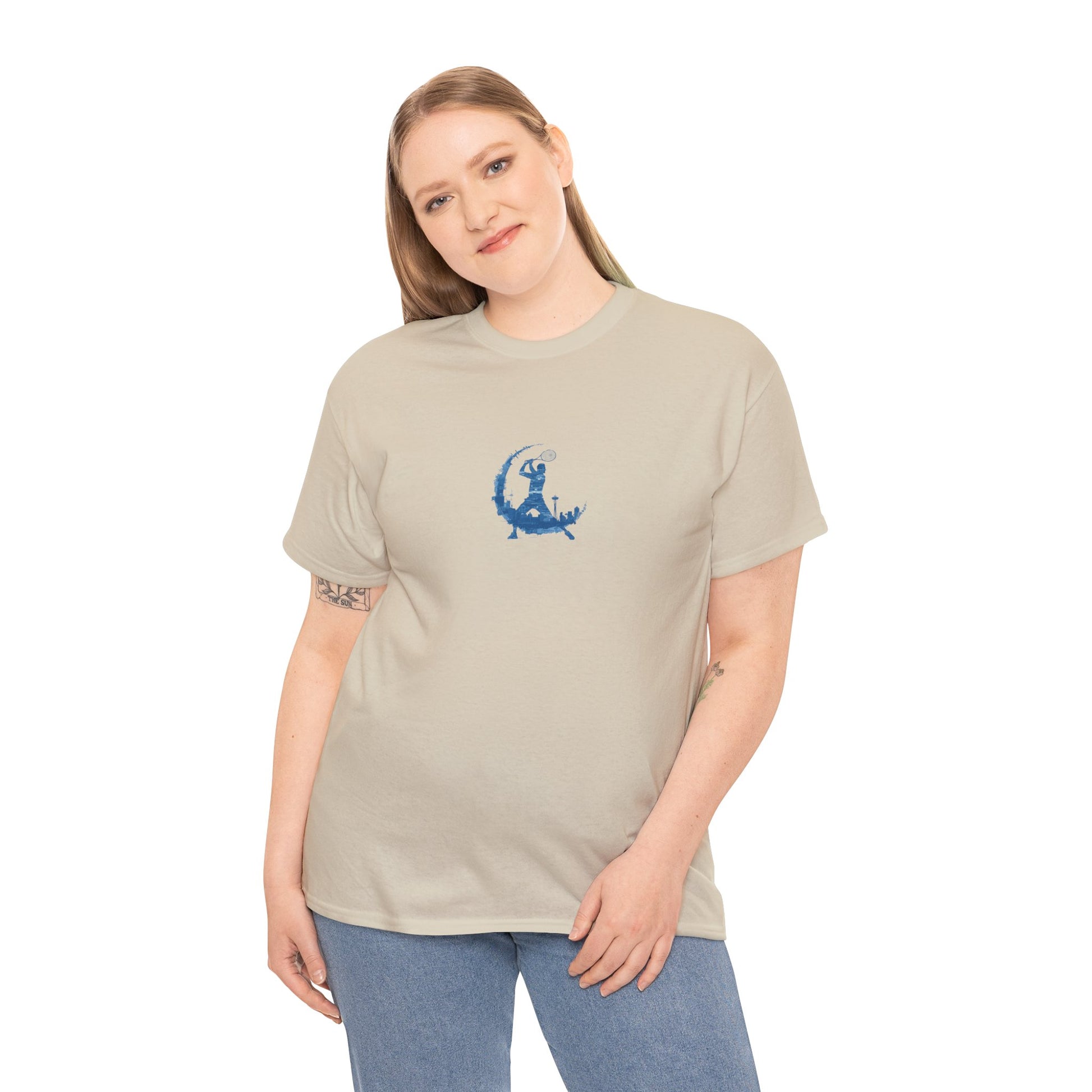 Tennis Graphic T-Shirt Men-Women T-Shirt %100 Cotton