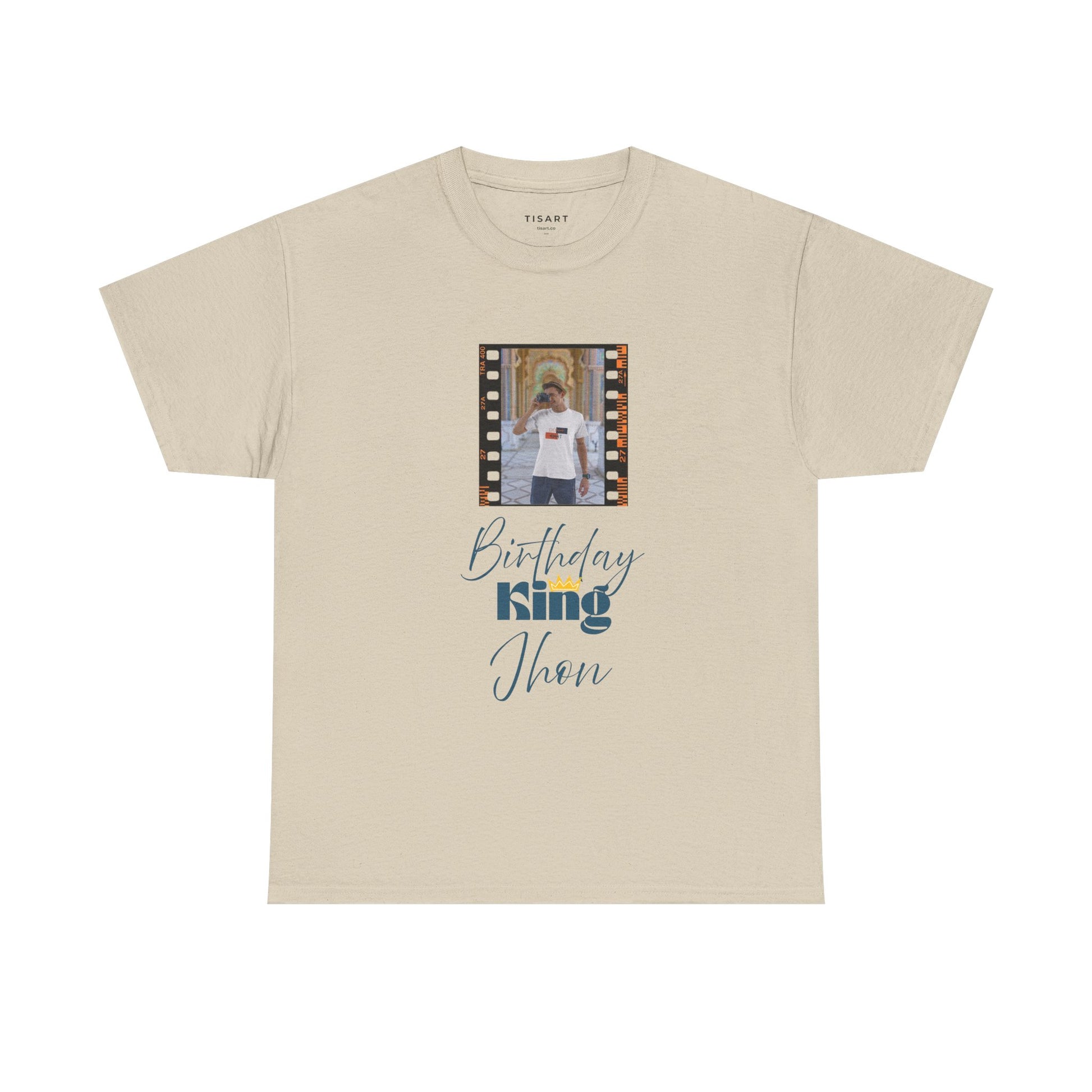 Happy Birthday King T-Shirt - Men T-Shirt - 100% Cotton