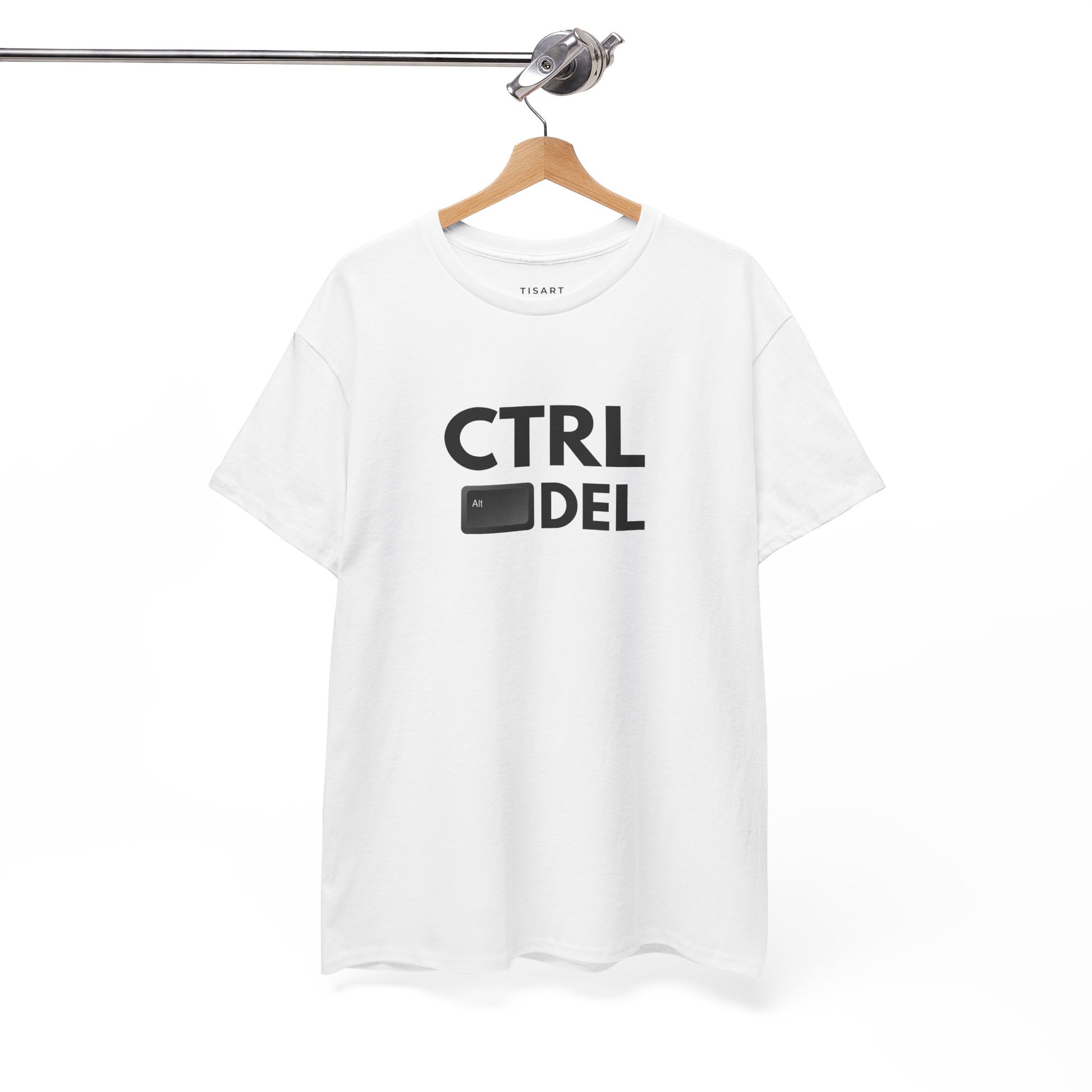 Ctrl Alt Del T-Shirt - Men-Women T-Shirt - 100% Cotton