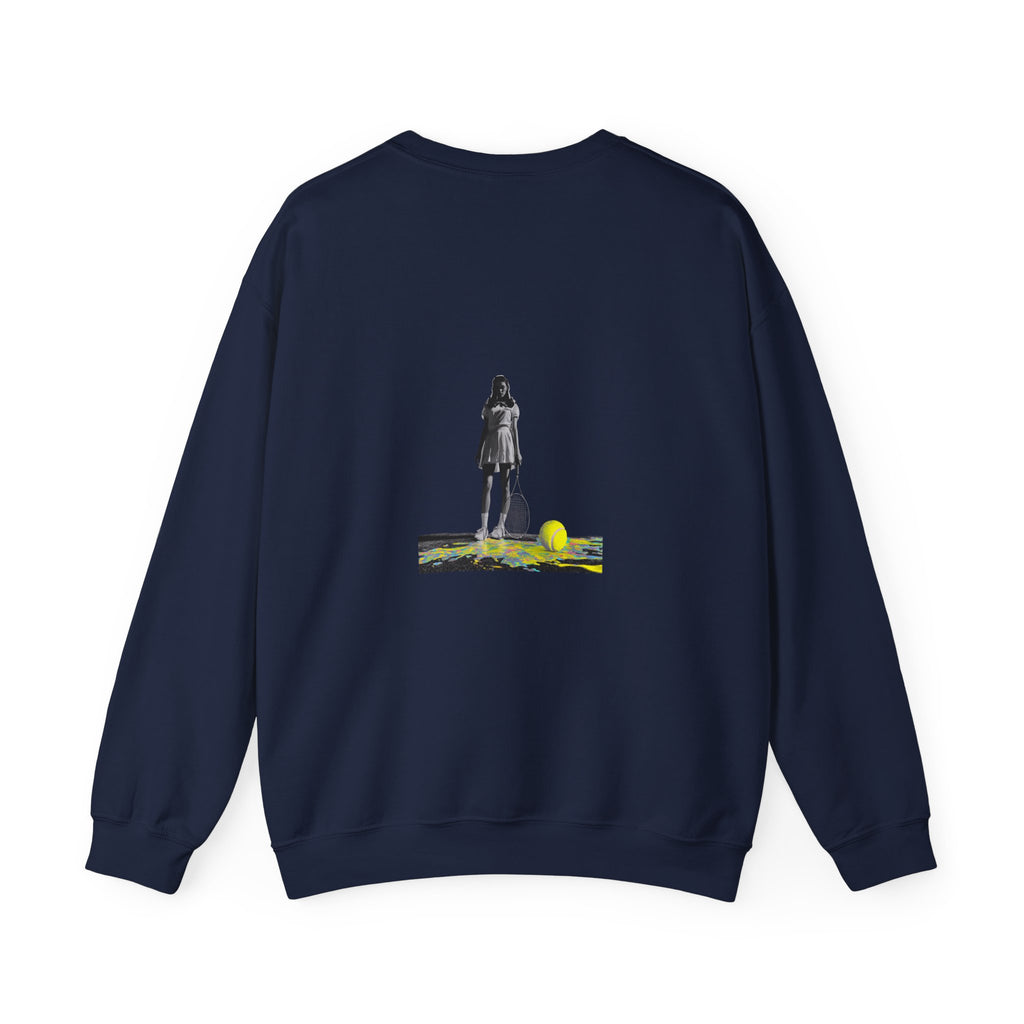 Double-sided Printing Tennis Graphic Sweatshirt