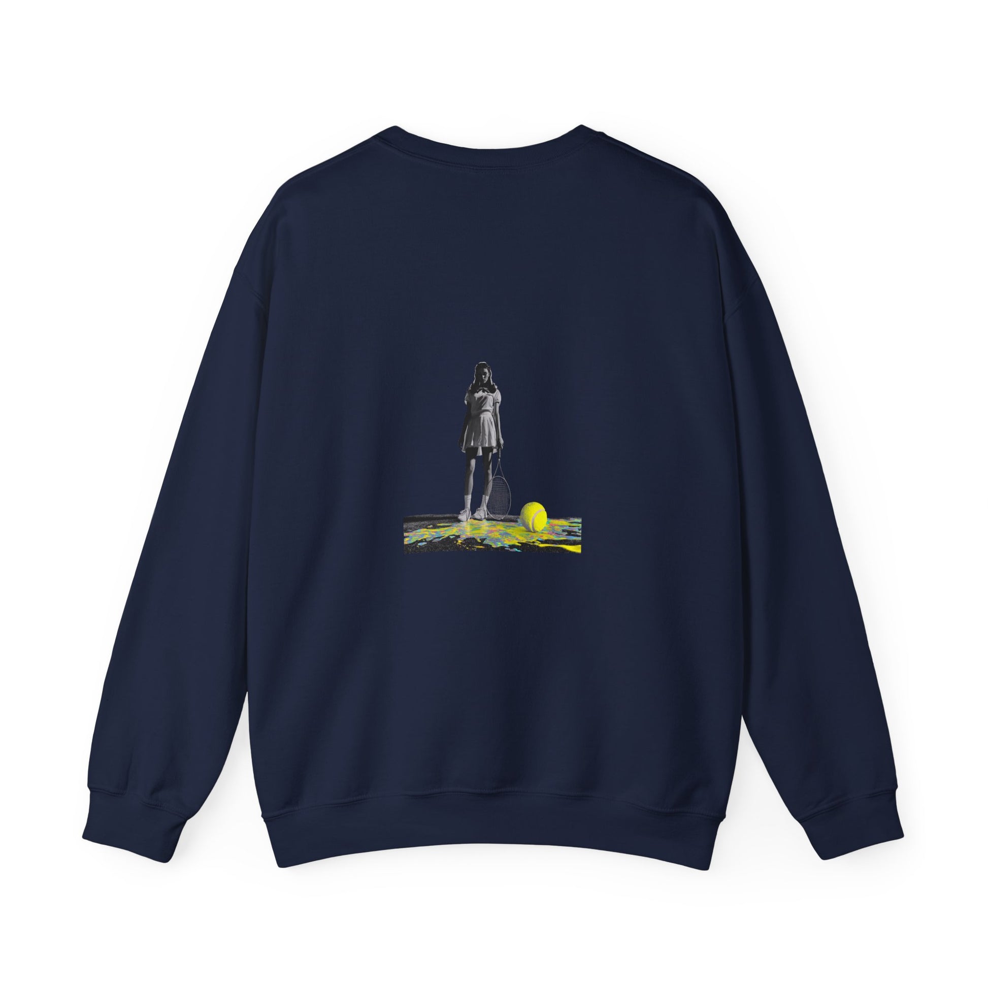 Double-sided Printing Tennis Graphic Sweatshirt