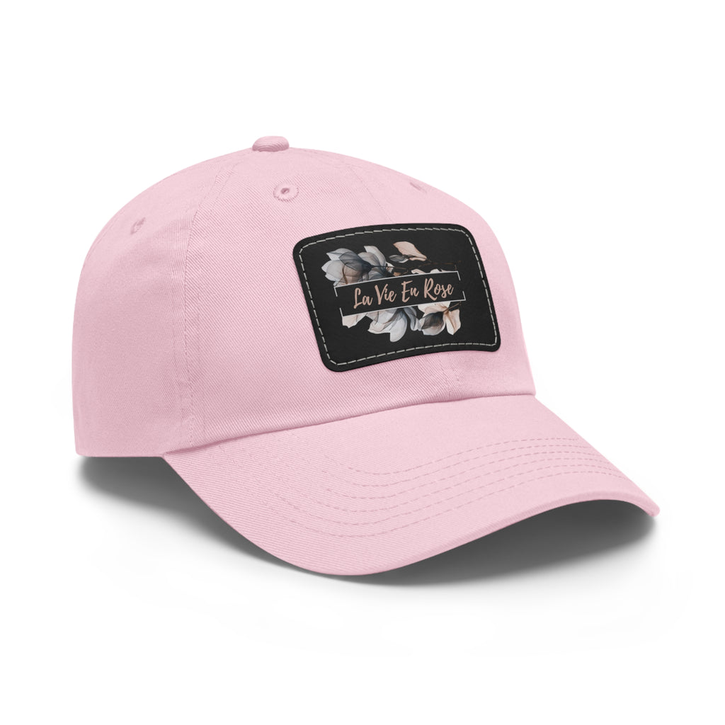 La Vie En Rose Chino Twill Women Cap - Casual Hat with Vintage Buckle