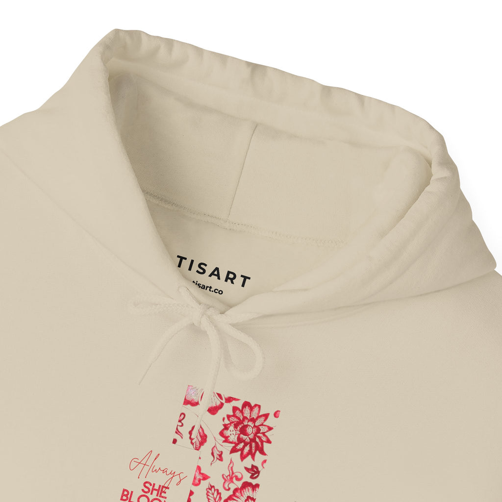 She Blooms With Power Graphic Hoodie