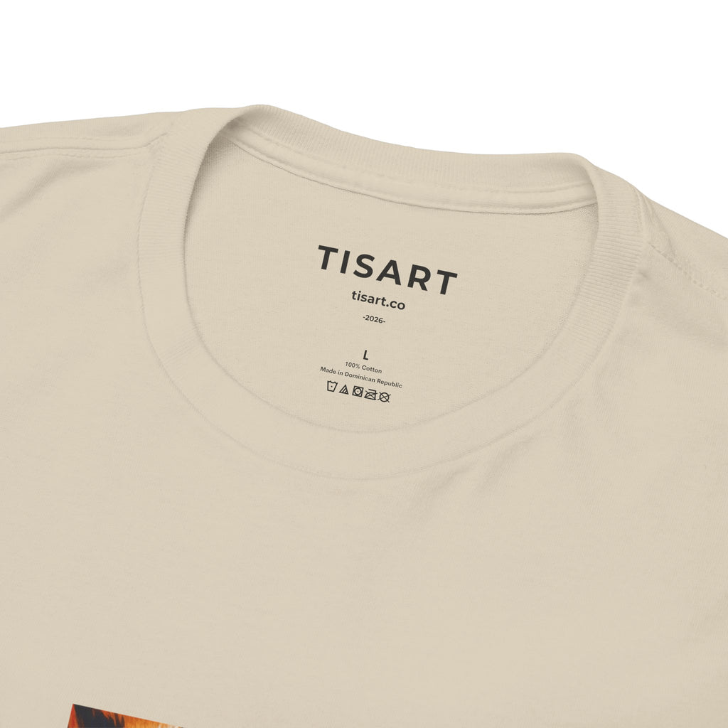 Leopard Graphic T-Shirt Men-Women T-Shirt %100 Cotton