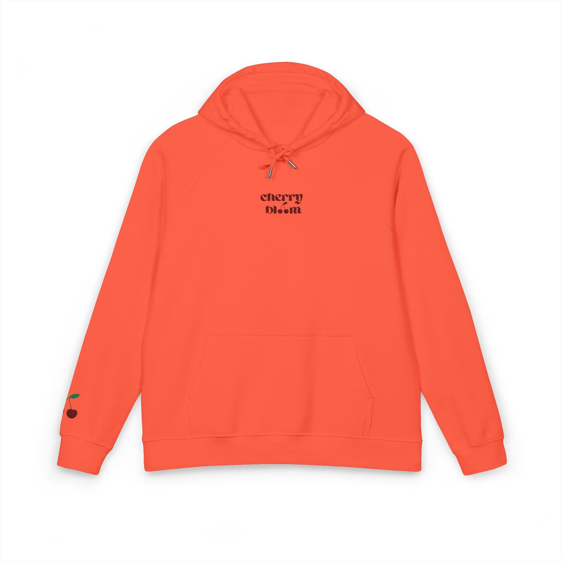 Organic Hoodie - Cozy and Sustainable Unisex Raglan Hoodie with Embroidery Details