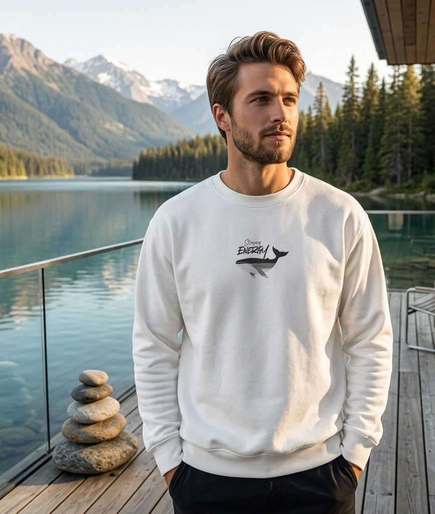 Strong Energy Graphic Sweatshirt – Premium Unisex Heavy Blend Crewneck