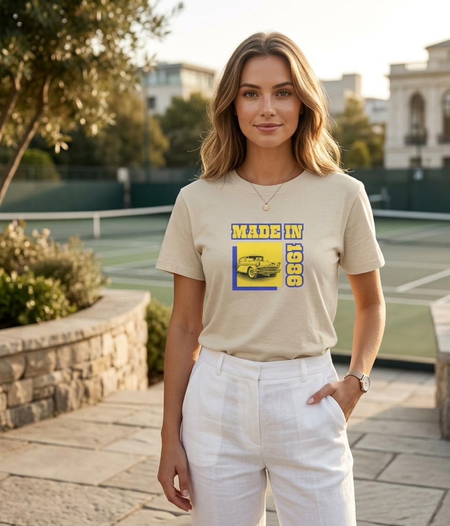 Made in 1986 T-Shirt - Men-Women T-Shirt - 100% Cotton