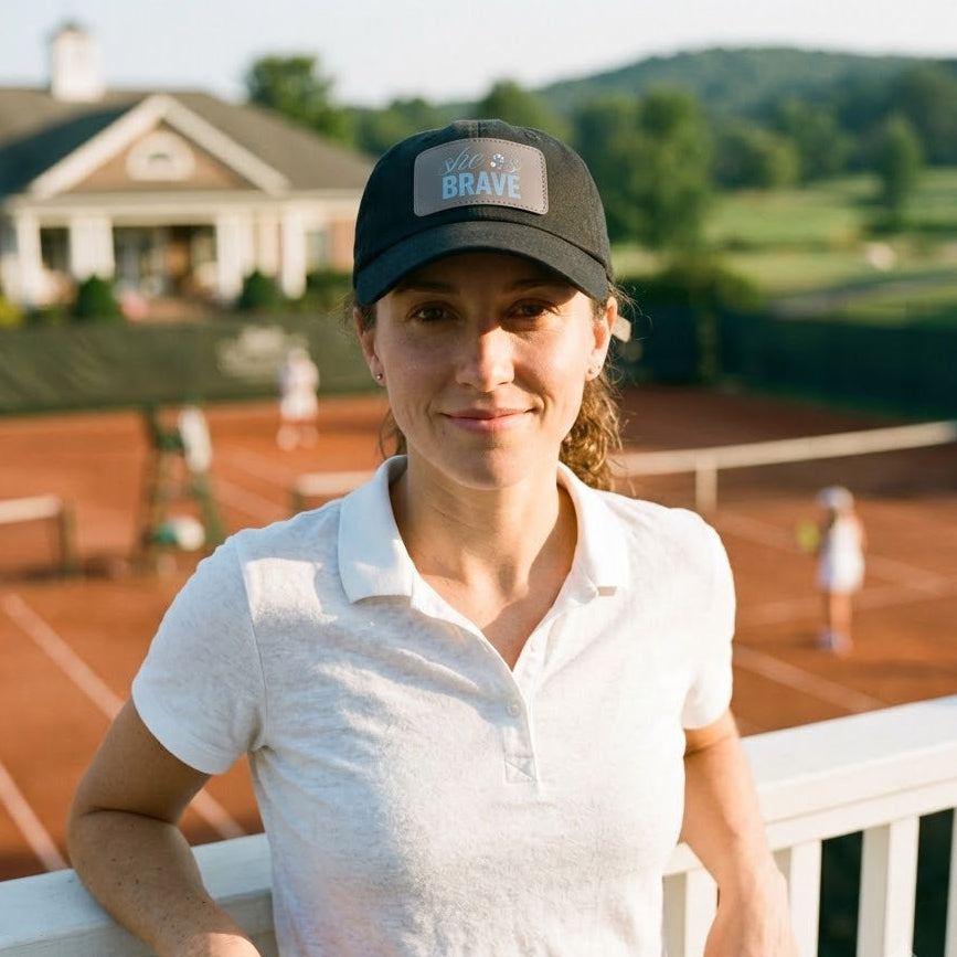 She is Brave Chino Twill Women Hat ,Casual Hat with Vintage Buckle
