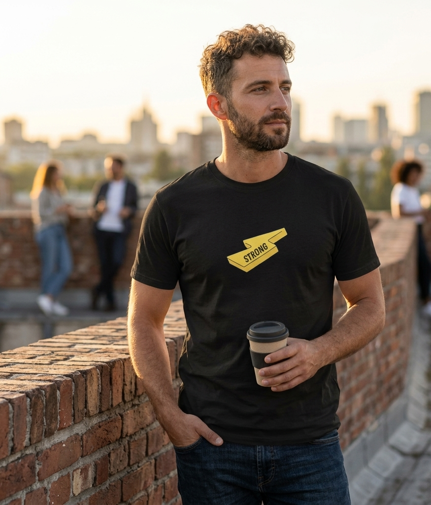 Strong T-Shirt - Men - Women T-Shirt - 100% Cotton