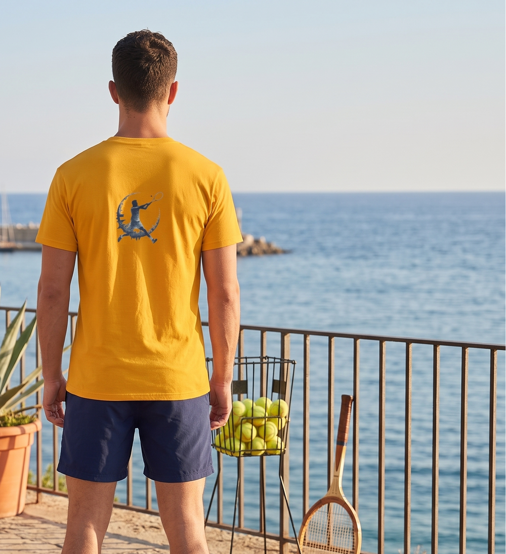 Tennis Graphic T-Shirt Men-Women T-Shirt %100 Cotton